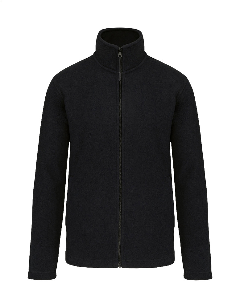 KA9102 - Fleecejacke mit durchgehendem Reißverschluss - Schwarz