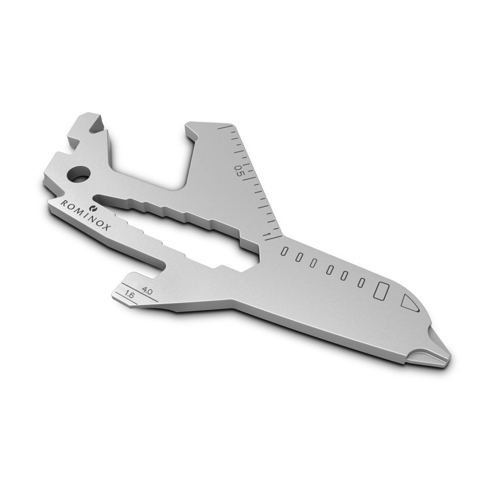 Geschenkartikel: ROMINOX® Key Tool Airplane / Flugzeug (19 Funktionen) im Motiv-Mäppchen Große Helden (Einzelhandel)