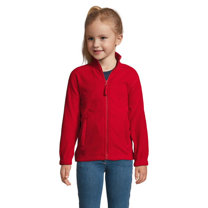 NORTH KIDS - NORTH KINDER FL JACKE  300g - Red