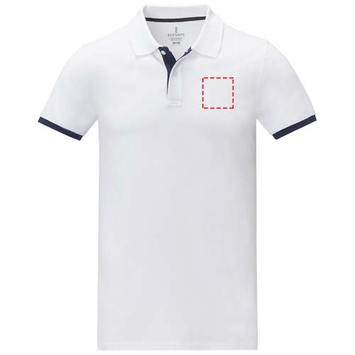Morgan Polo für Herren, zweifarbig