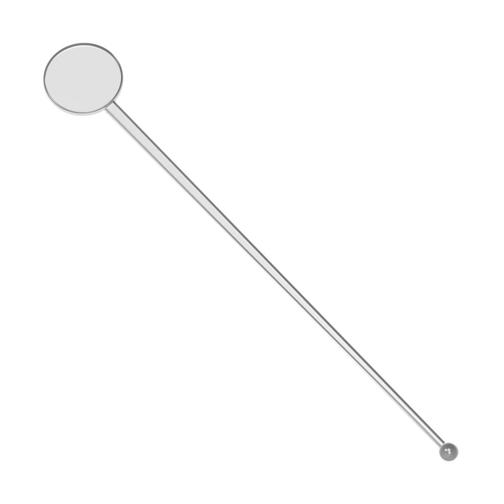 Cocktail-Rührstab "Rund" - Transparent