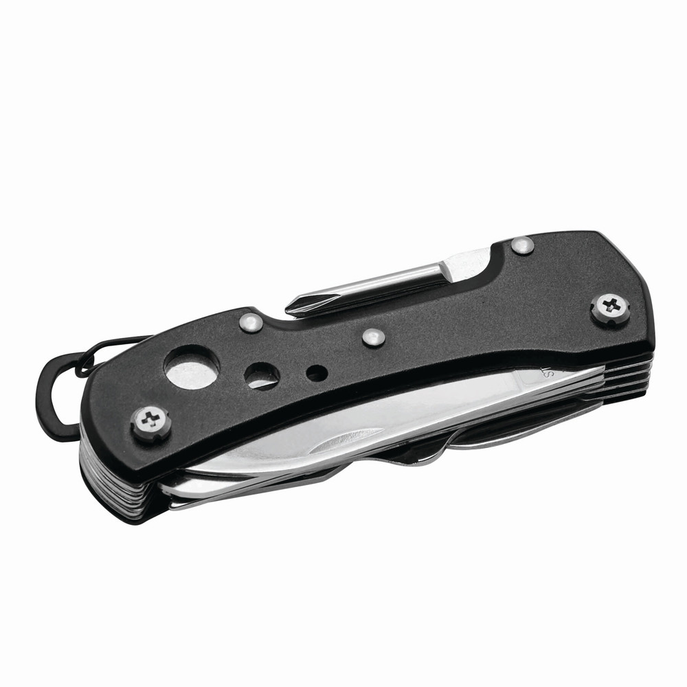 STRONG HELPER - Taschenmesser, 12-teilig - schwarz