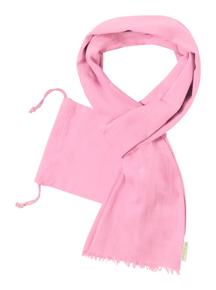 Speer - Schal aus organischer Baumwolle - rosa