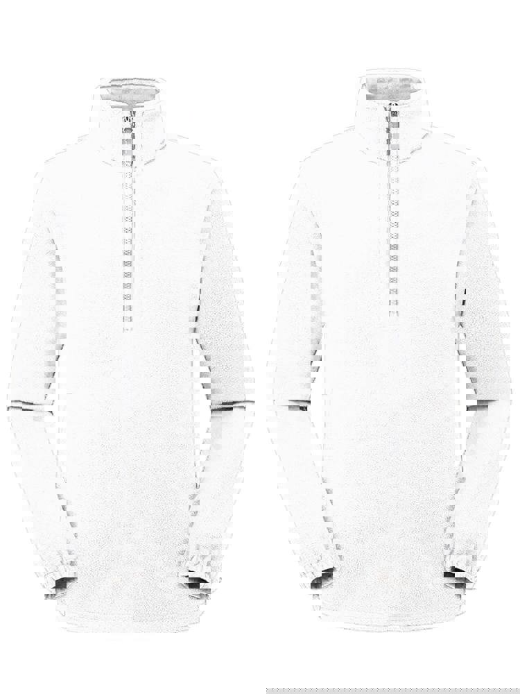 BS Polaris Fleece-Pullover mit halbem Reißverschluss, 160 gr/m² - Weiß (WHITE)