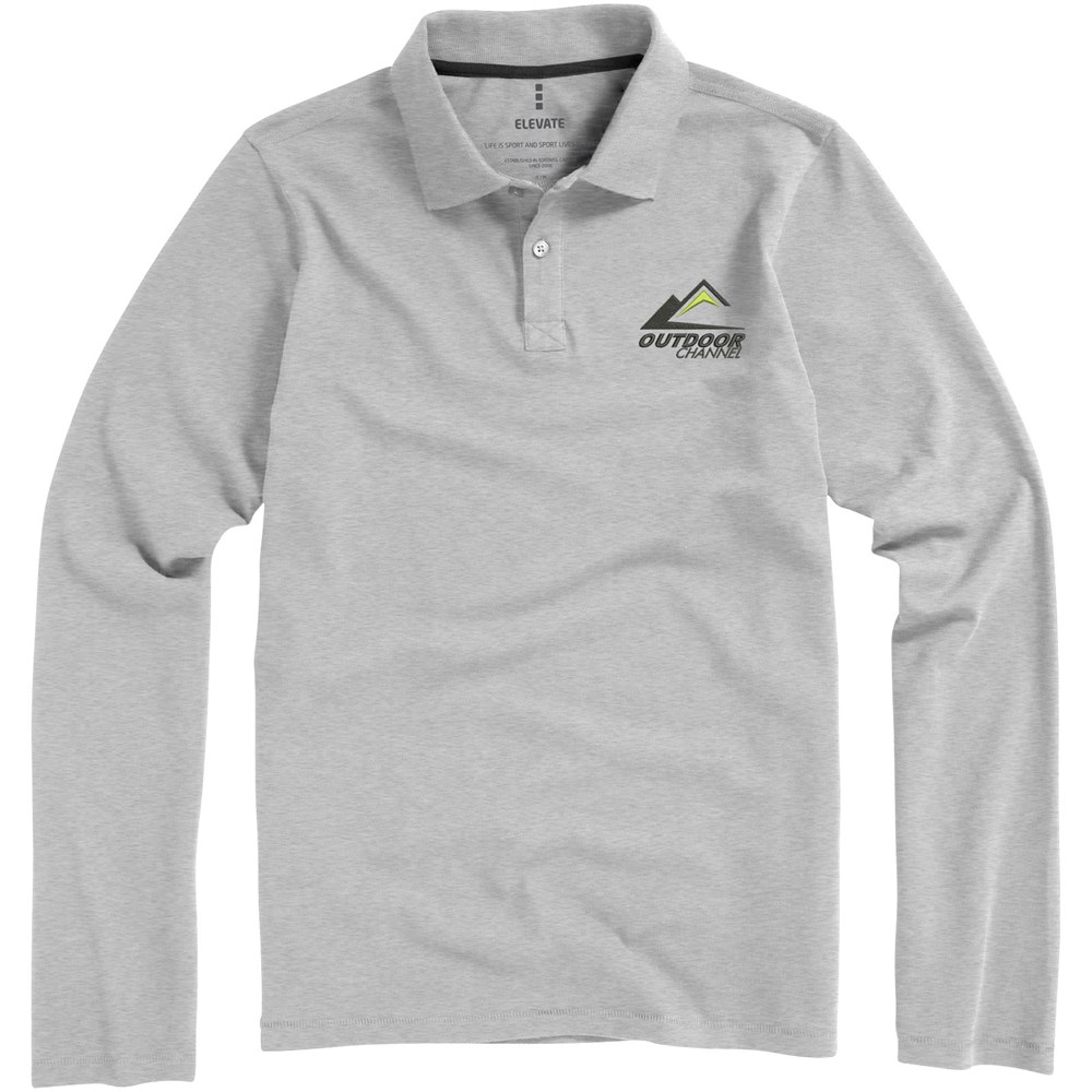 Oakville Langarm Poloshirt für Herren
