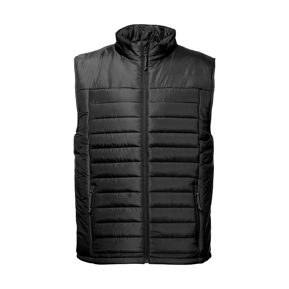 THC CLOUD. Gefütterte Weste (unisex) - Schwarz