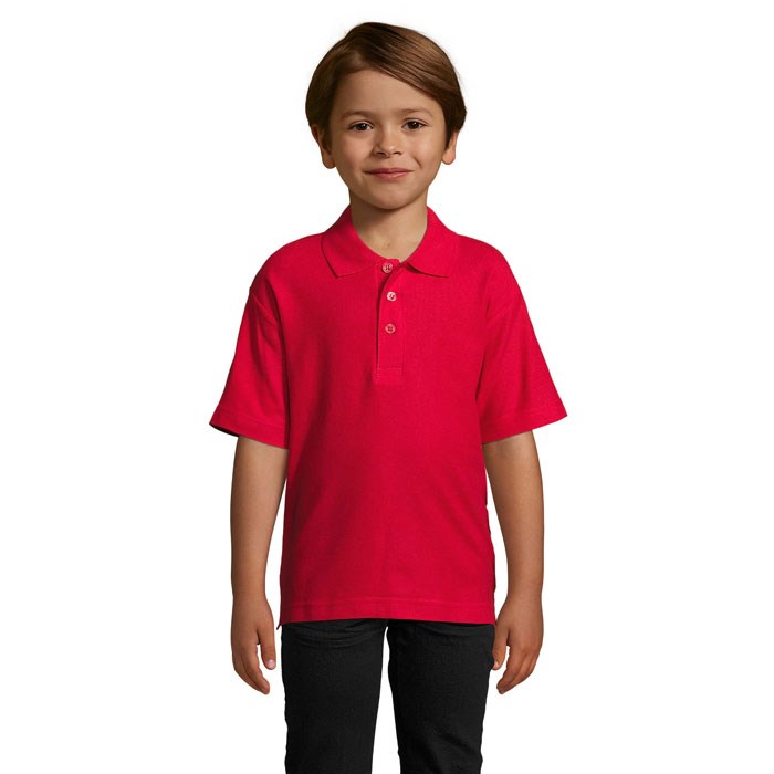 SUMMER II KIDS - SUMMER II KIDS Polo 170g - Red