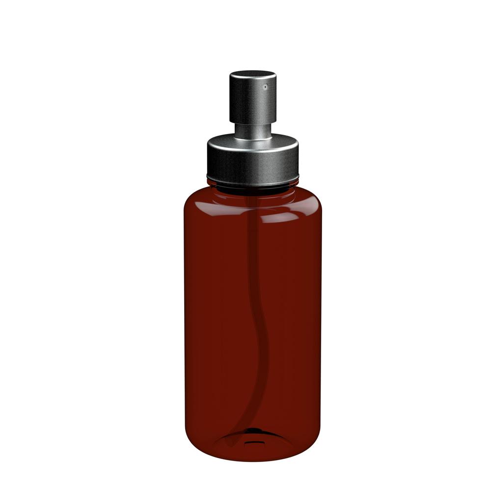 Sprayflasche "Superior", 700 ml - transparent-braun/silber