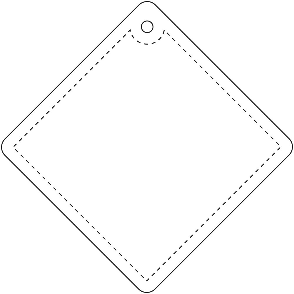 RFX™ H-09 Reflektierender TPU-Anhänger Diamant, klein