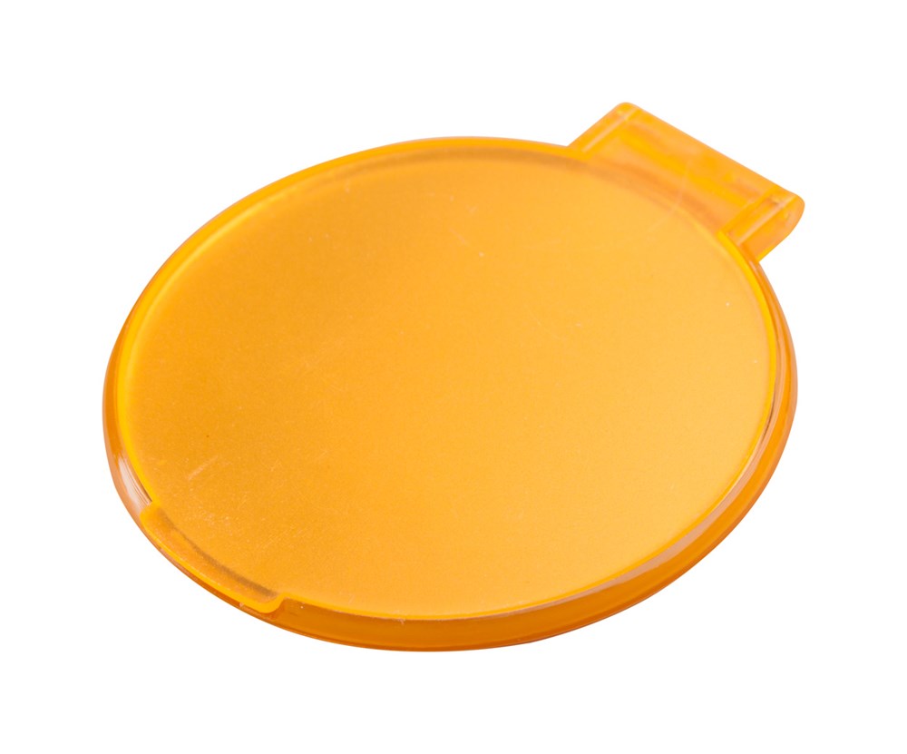 Belpu - Taschenspiegel - orange/weiß