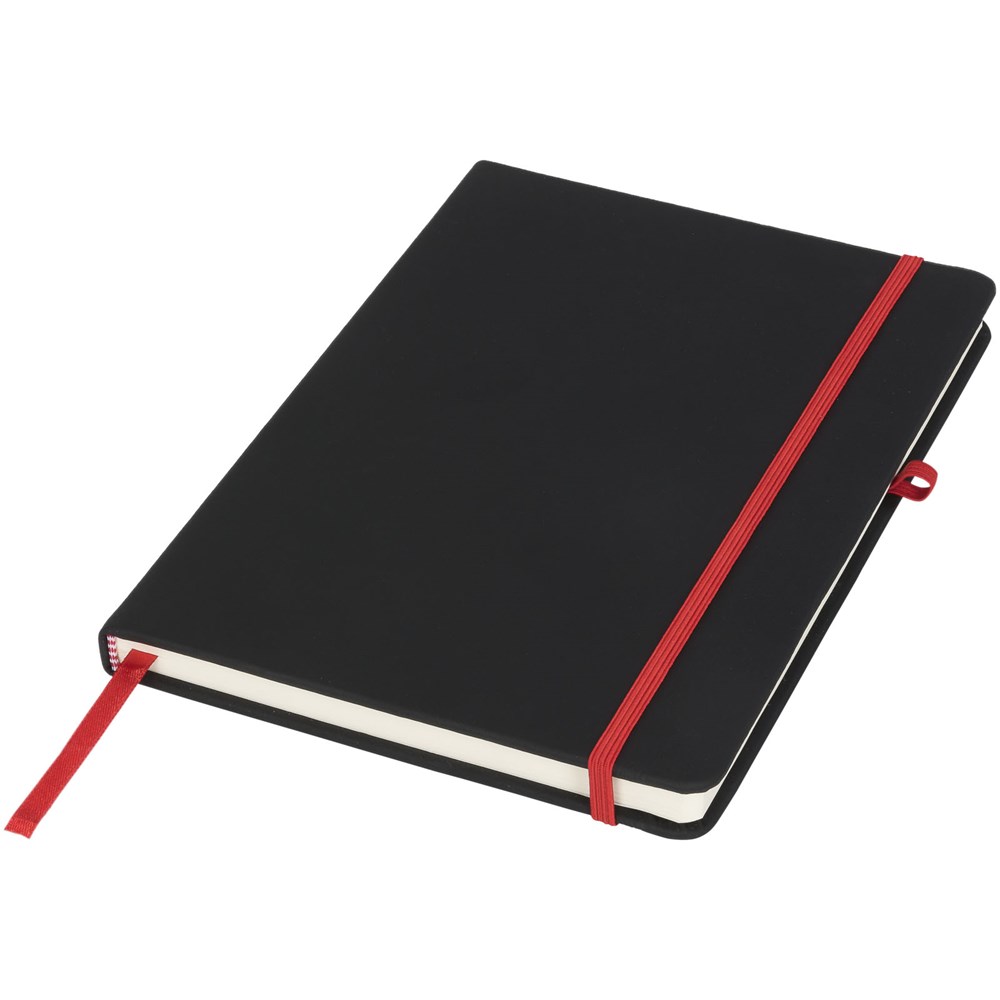 Noir A5 Notizbuch - schwarz, rot