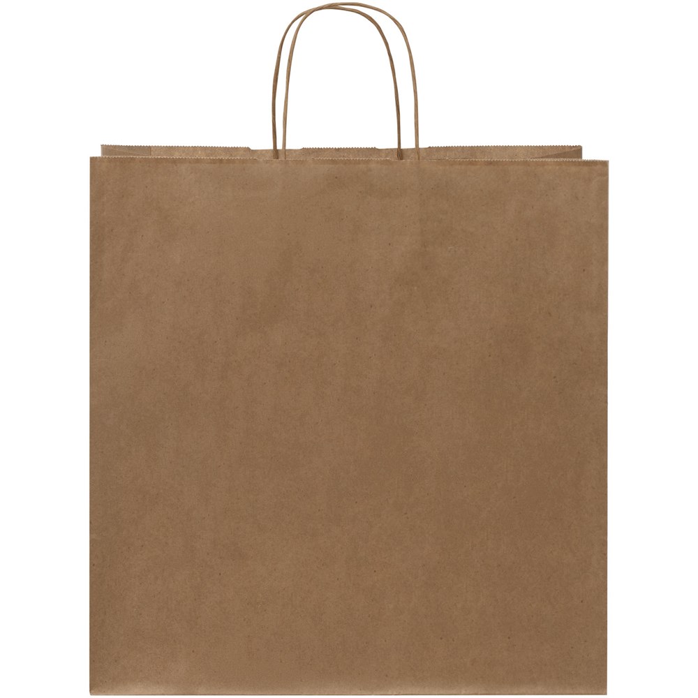 Kraftpapiertasche 80-90 g/m² mit gedrehten Griffen – 34 × 20 × 35 cm