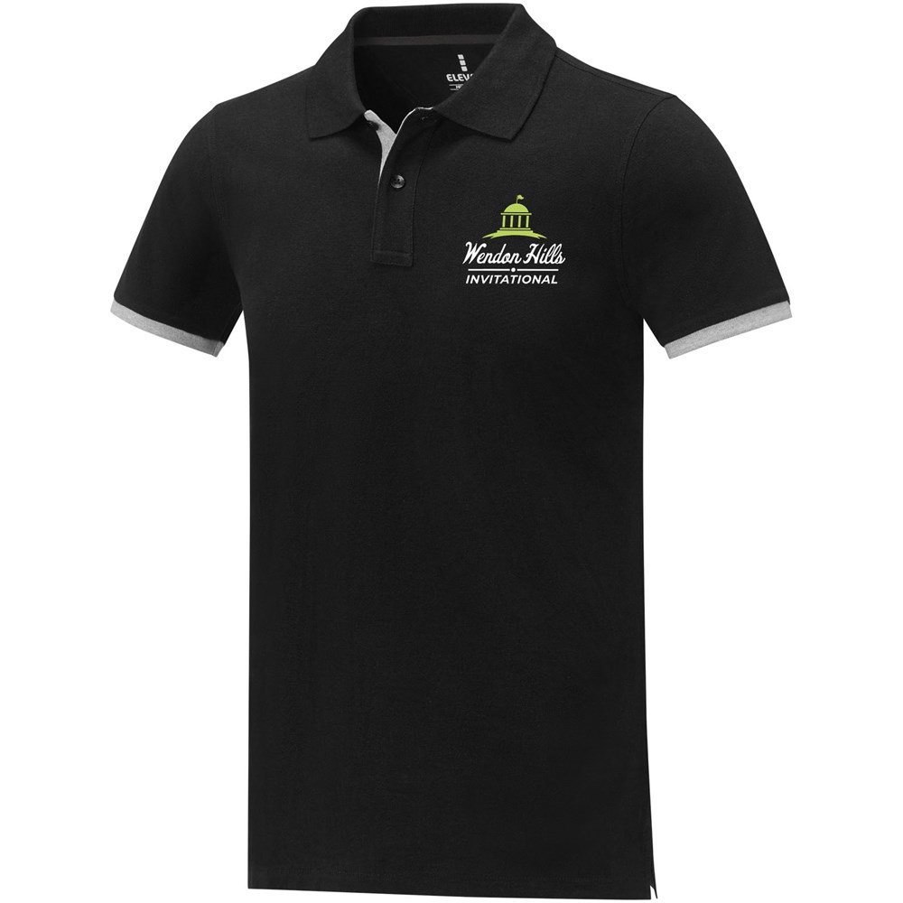 Morgan Polo für Herren, zweifarbig