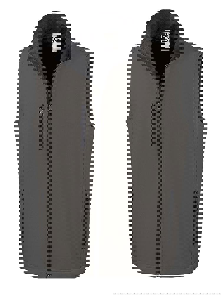 BS Traveller Softshell Bodywarmer, 275 gr/m² - Dunkelgrau (PMS 7540C)