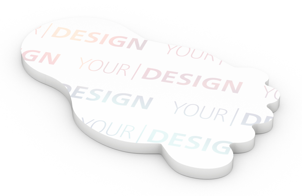 Haftnotiz Form 125 × 72, 100 Blatt, Fuß