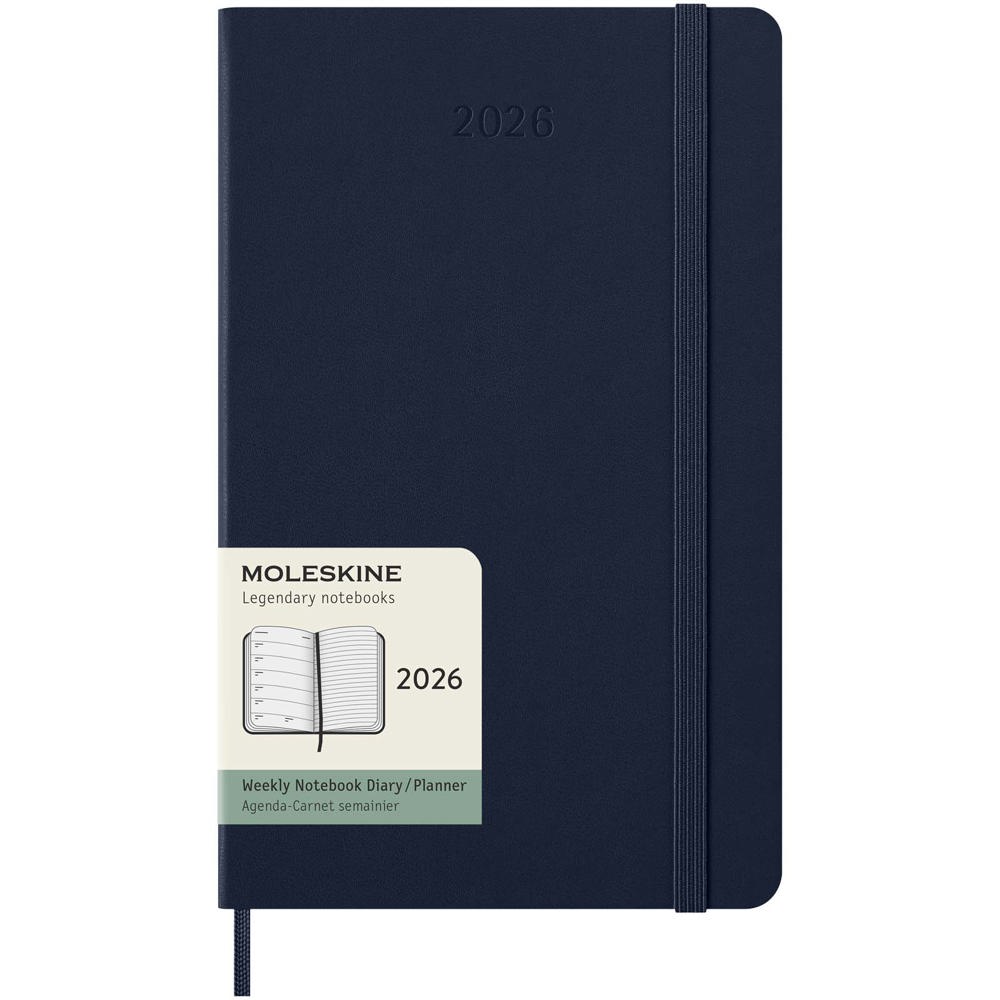 Moleskine Hardcover 12 Monate Wochenkalender L - saphir