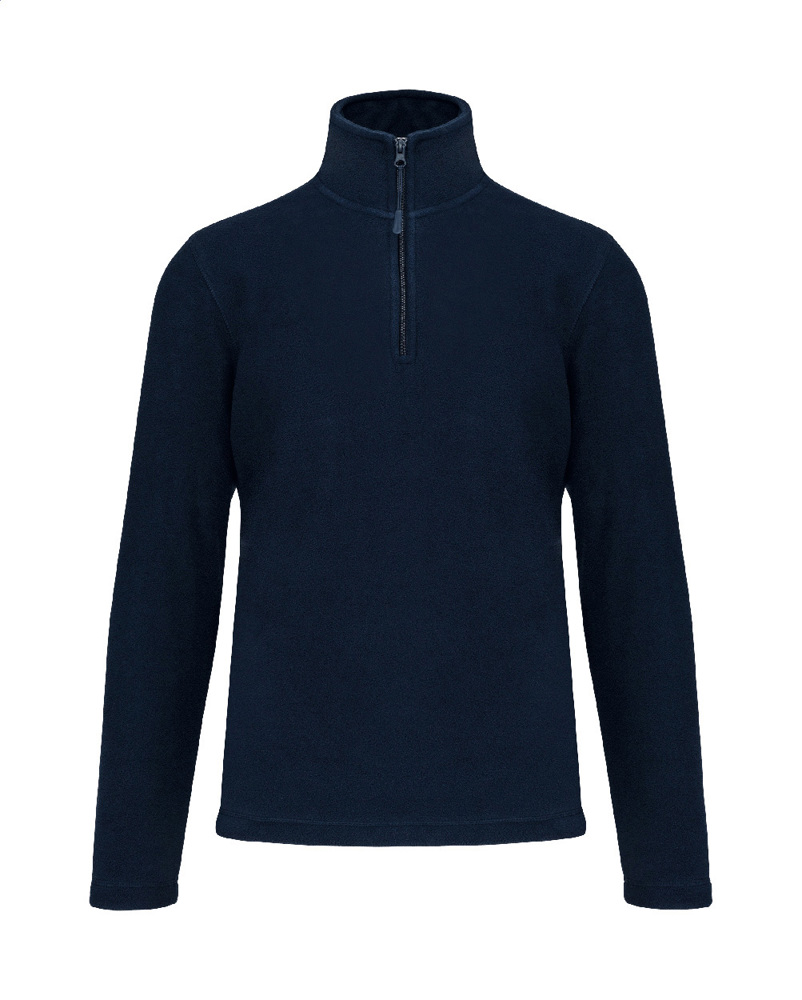 KA912 - kurze Fleecejacke mit Reißverschluss - dunkelblau