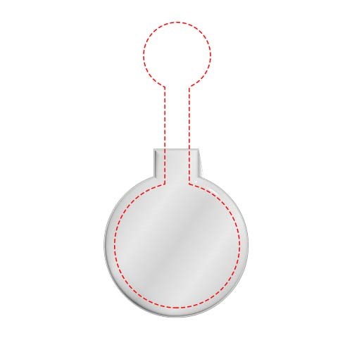 RFX™ M-10 Runder, reflektierender PVC-Magnet, groß