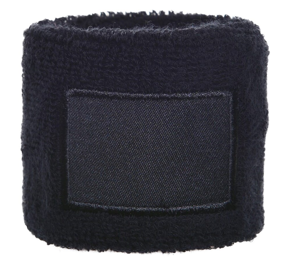 Frottier Armschweißband mit Label