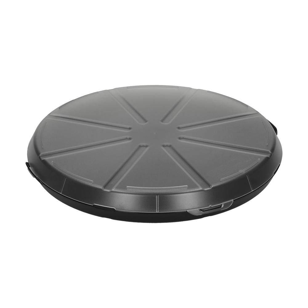 Pizzabox "ToGo" - schwarz/transparent