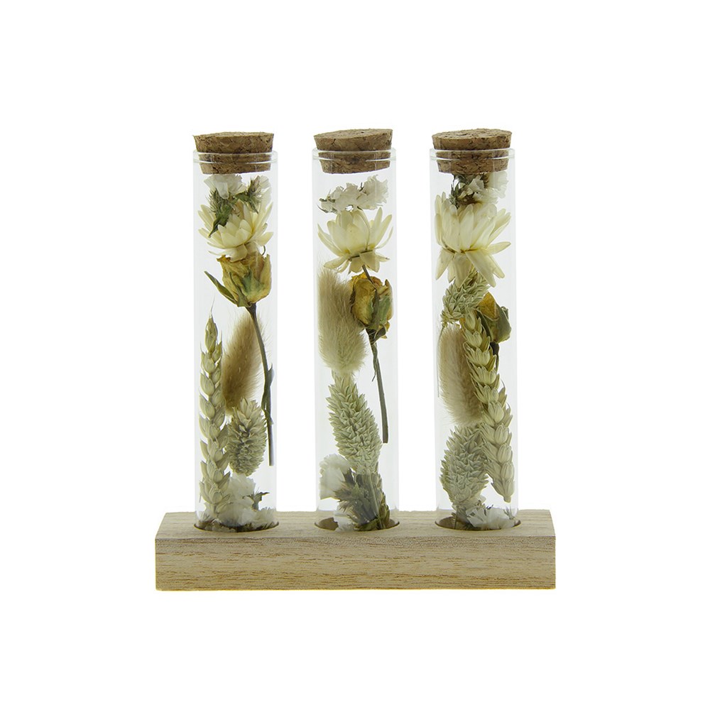 Dried Flowers - Trio tube & wood - Natürlich