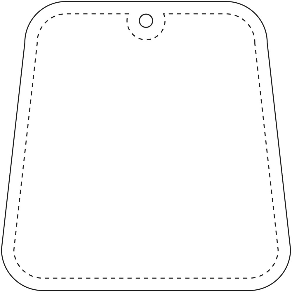 RFX™ H-09 Trapezförmiger reflektierender PVC-Anhänger