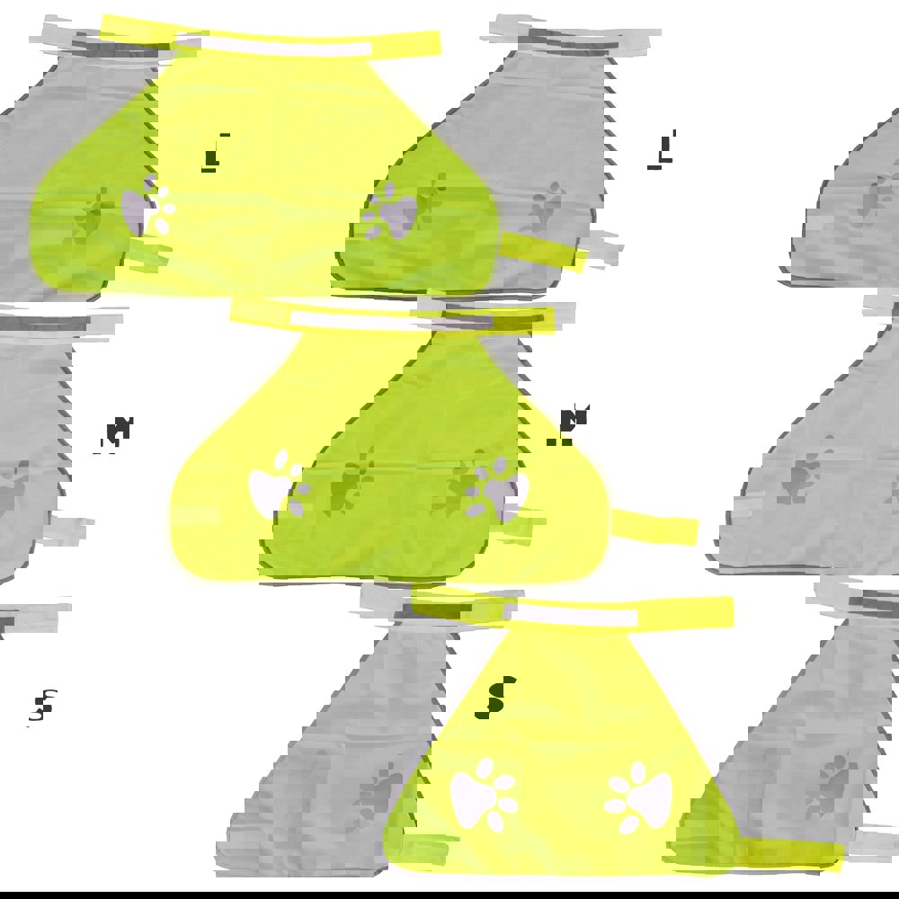 Hundewarnweste, neongelb, L