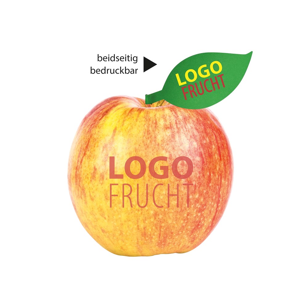 LogoFrucht Apfel rot - rosa