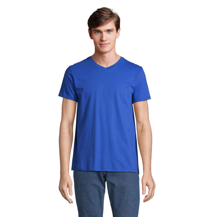 REGENT V - REGENT V V-NECK T-SHIRT - Royal Blue
