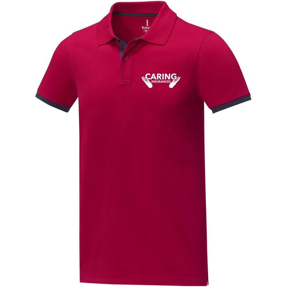 Morgan Polo für Herren, zweifarbig