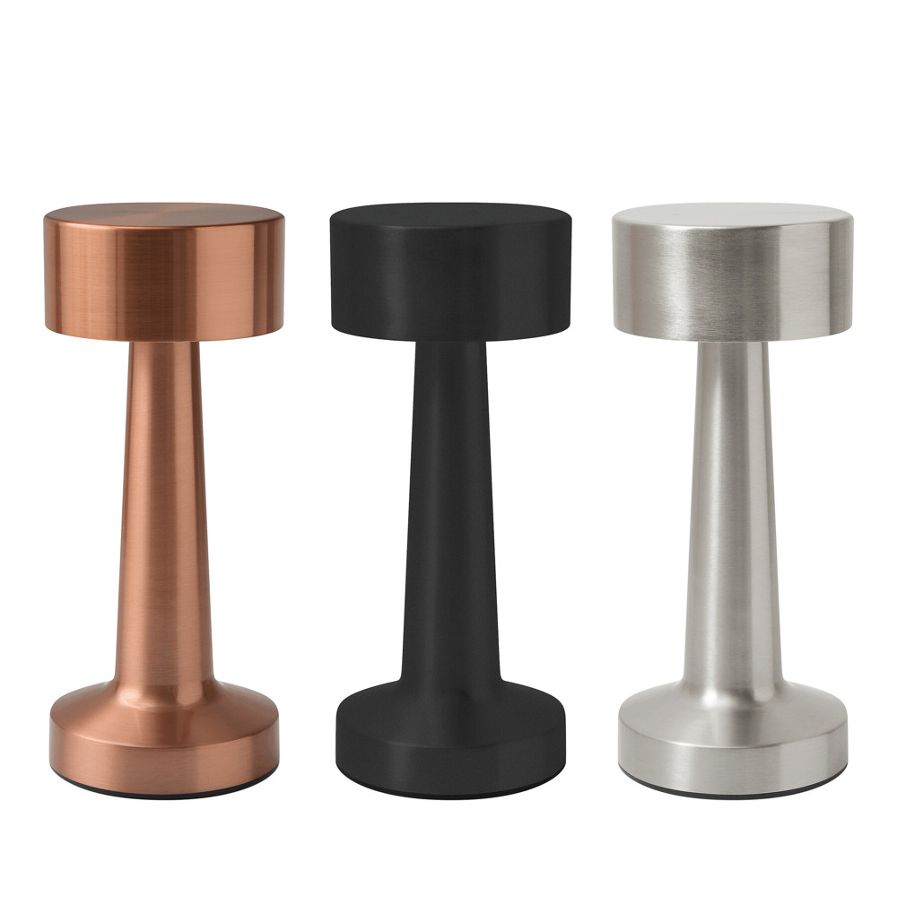 MUSHROOM - Edelstahl-Tischlampe