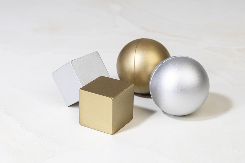 Cubix Shine - Metallic Antistressball