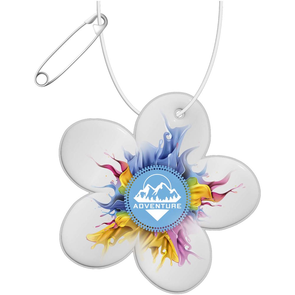 RFX™ H-13 leichter, reflektierender PVC-Anhänger Blume