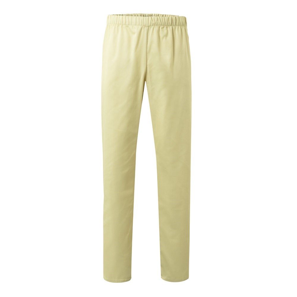 VL APHRODITE. Hosen aus Twill (190g/m²), aus Baumwolle (35%) und Polyester (85%) - Pastellgelb