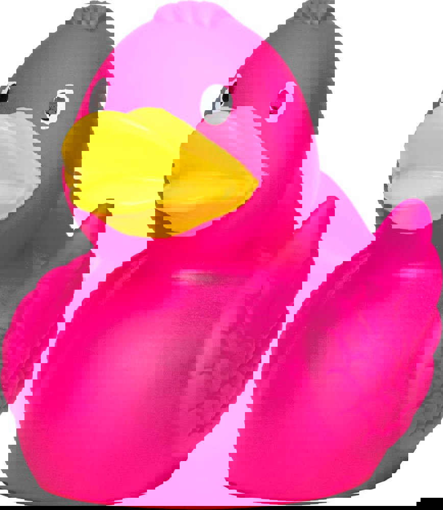 Quietsche-Ente, pink, 7,5 cm