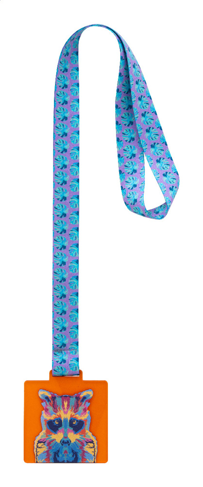 Subdal Colour Square - Individuelle Medaille - orange/transparent