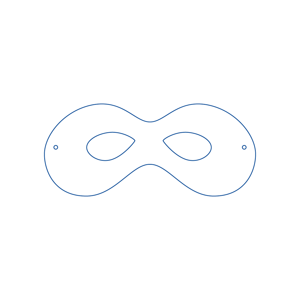 Augenmasken 18 x 7 cm