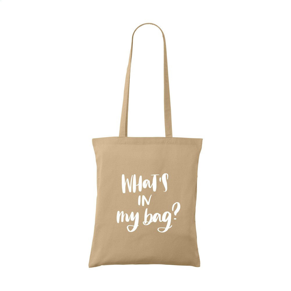 Shoppy Colour Bag (120 g/m²) Baumwolltasche - braun (± PMS 466C)
