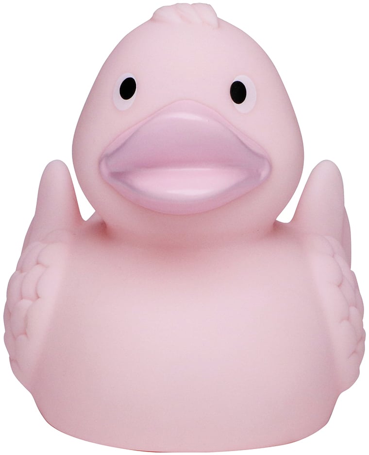 Quietsche-Ente, pastellrosa, 7,5 cm