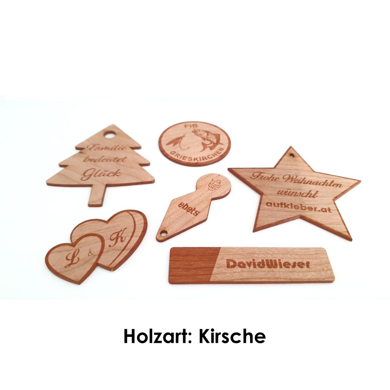 Holz Buttons, 10 cm²