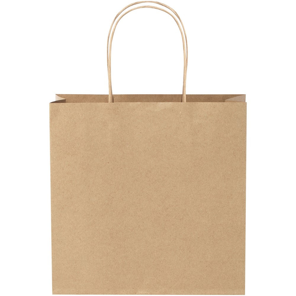 Kraftpapiertasche 120 /m² mit gedrehten Griffen – 24 × 9 × 24 cm