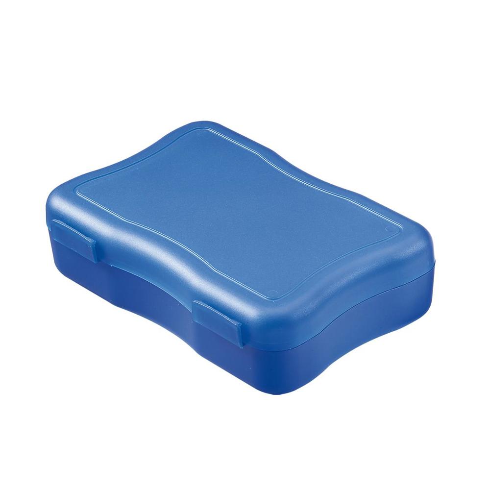 Brotzeitdose "Wave", klein - standard-blau PP