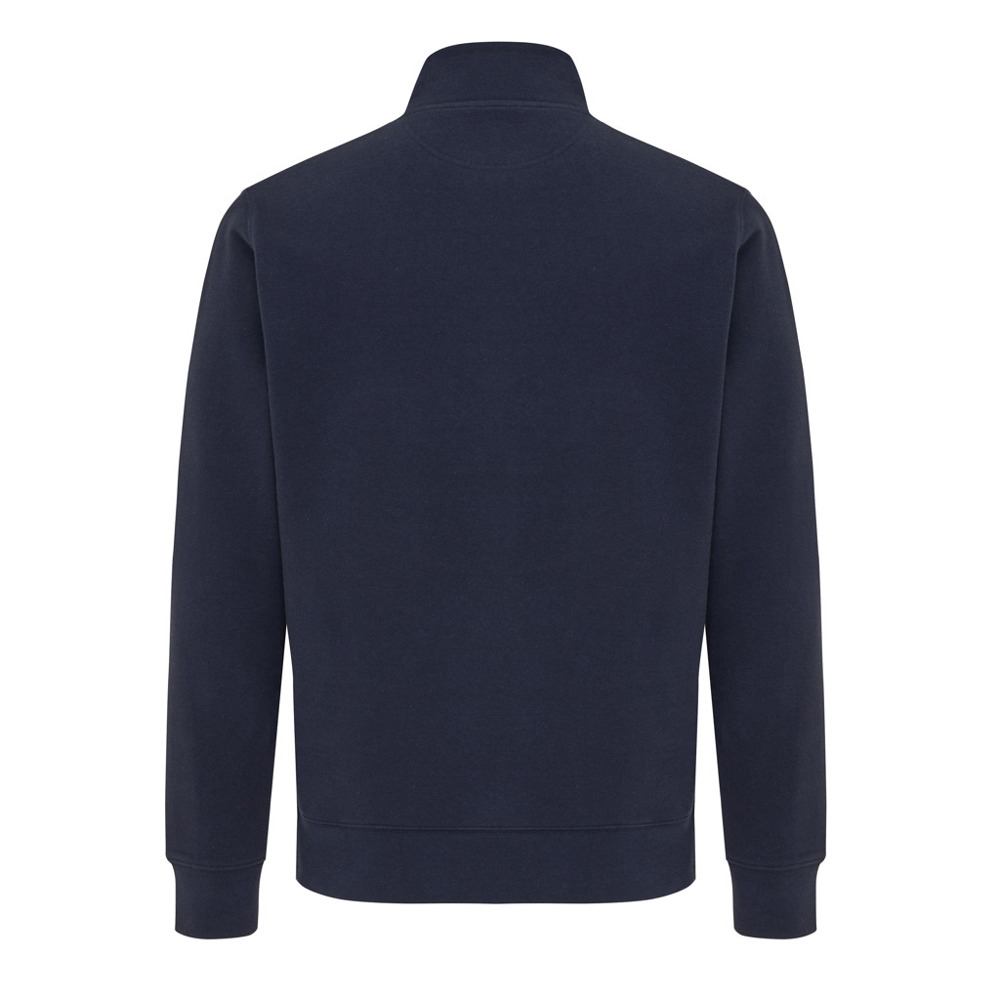 IQONIQ Elgon Quarter-Zip-Sweater aus rec. Baumwolle