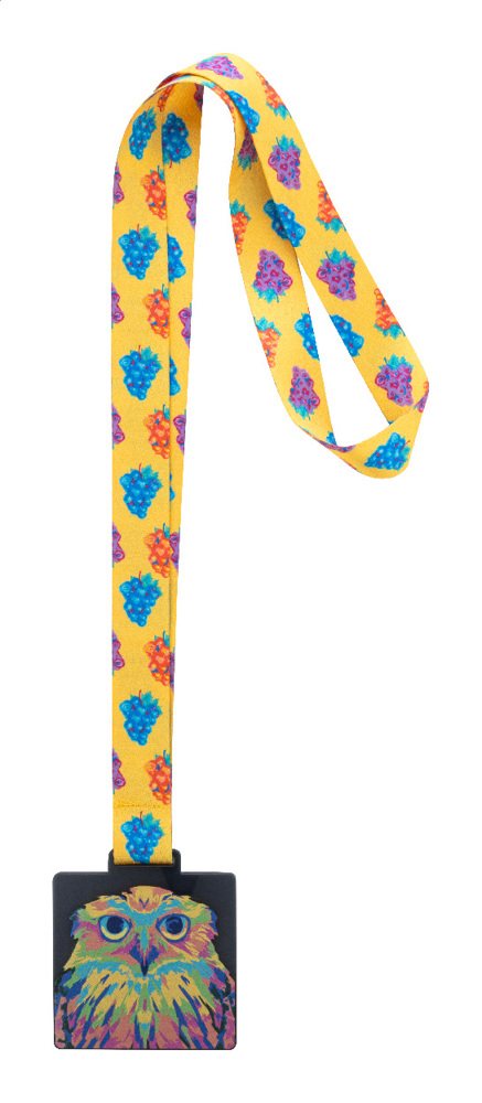 Subdal Colour Square - Individuelle Medaille - schwarz/transparent