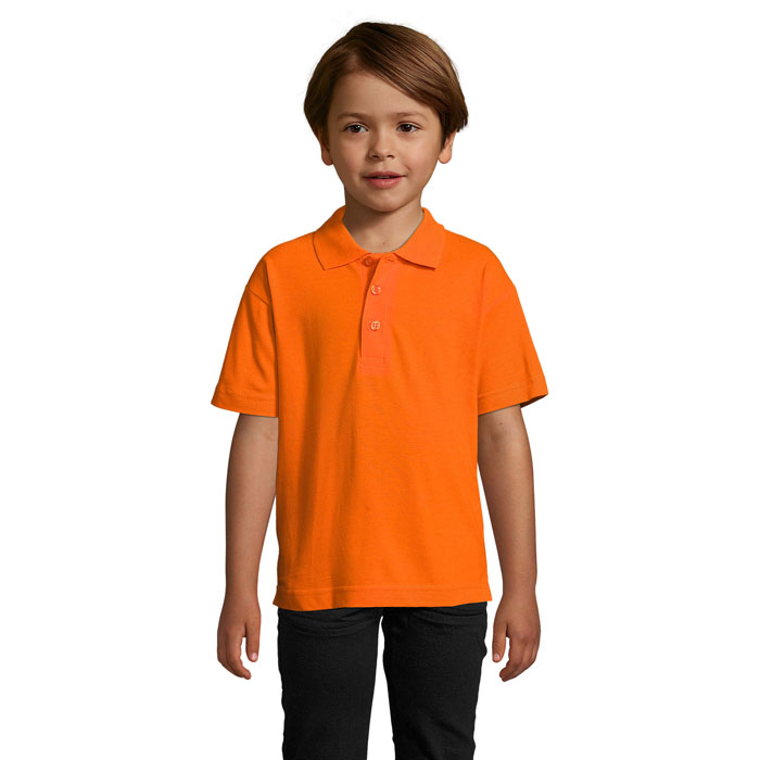 SUMMER II KIDS - SUMMER II KIDS Polo 170g - Orange