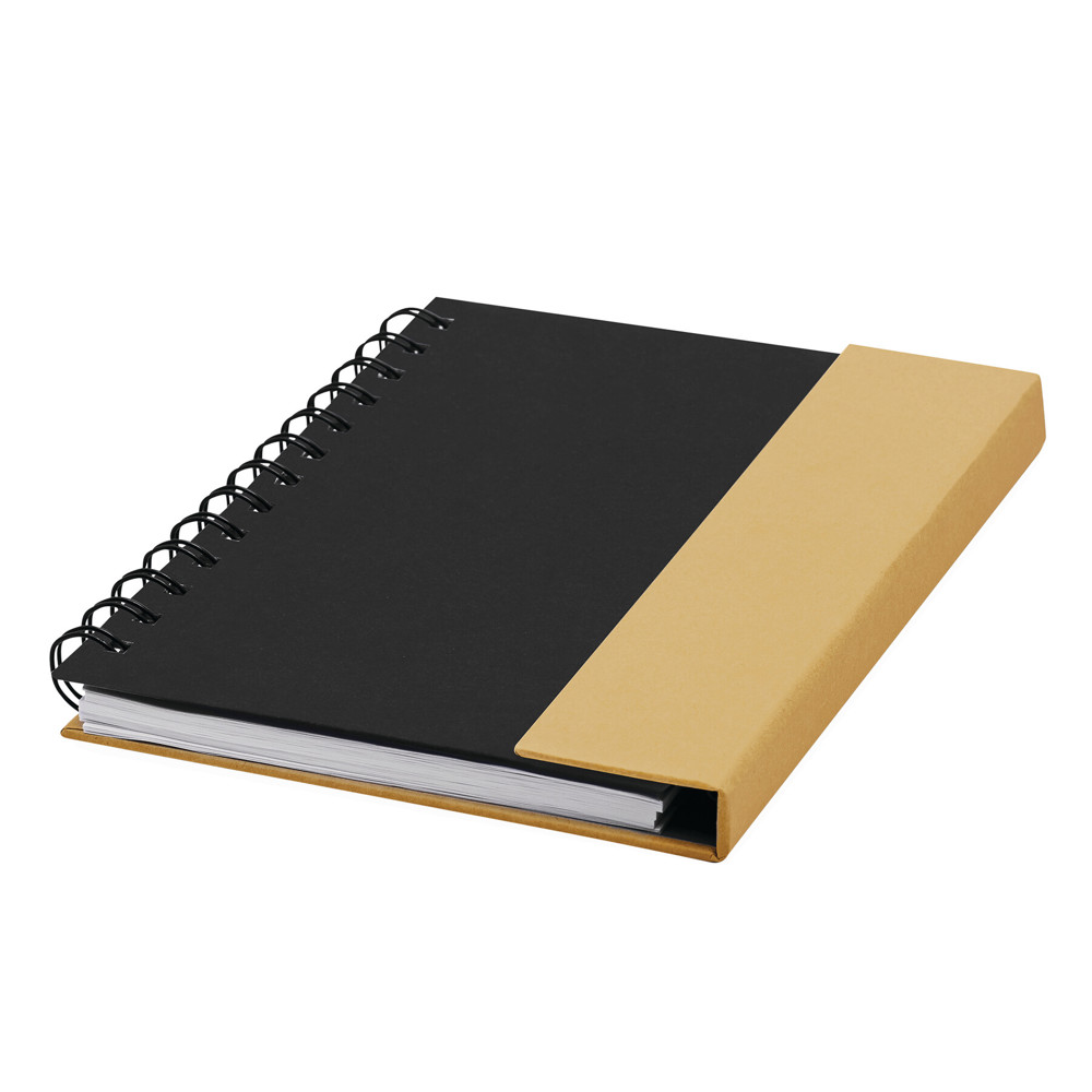 MAGNY - Notizbuch - natur, schwarz