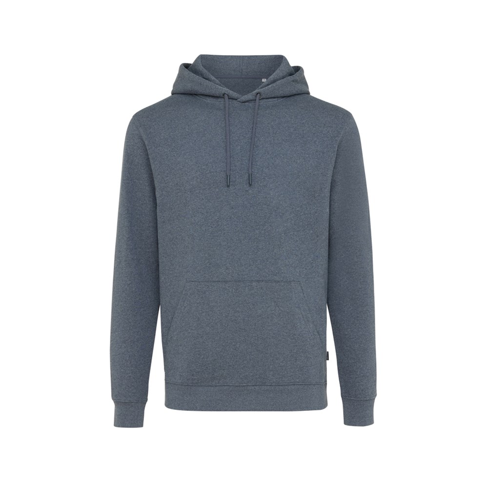 IQONIQ Torres ungefärbter Hoodie aus recycelter Baumwolle - heather navy (± PMS heather navy)