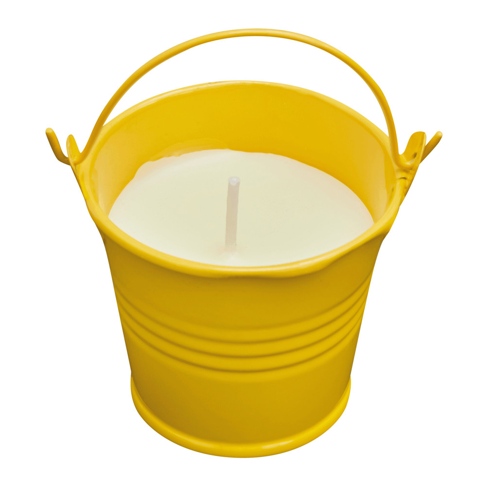 CLAM - Kerze im Eimer - gelb