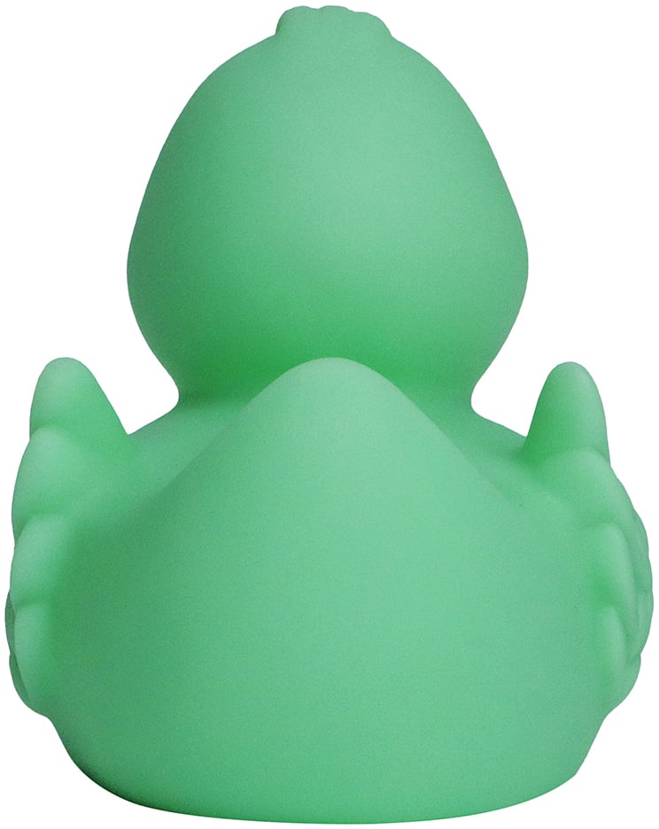 Quietsche-Ente, pastellgrün, 7,5 cm
