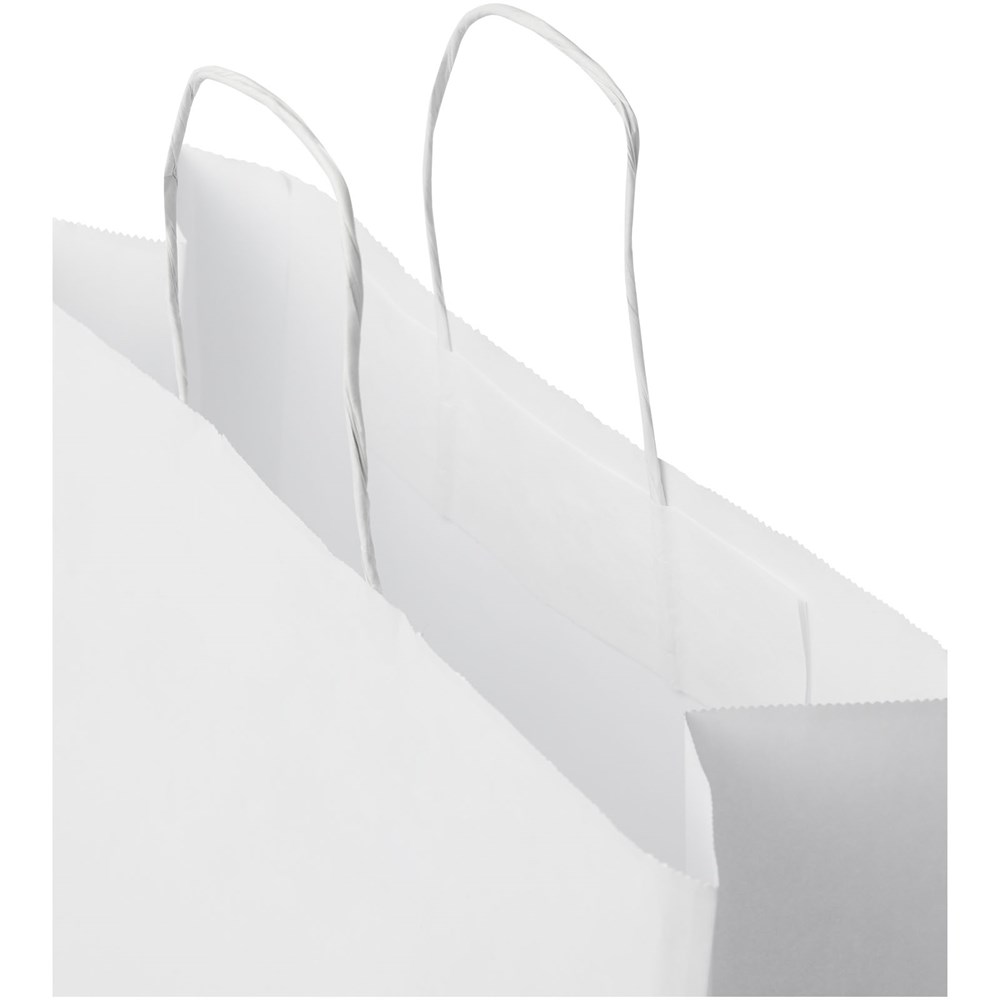 Kraftpapiertasche 80-90 g/m² mit gedrehten Griffen – 32 × 12 × 40 cm